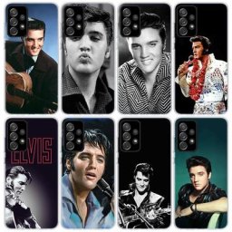 Coque de téléphone en silicone souple Elvis Presley Kd'appareils pour Samsung Galaxy A52 A53 A54