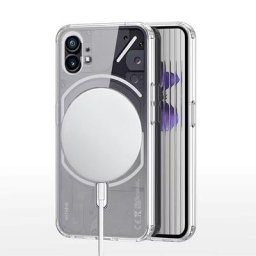 Étui magnétique ultra fin pour téléphone coque transparente chargeur sans fil Magsafe Cover