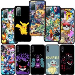 Coque souple Pokémon GO Gengar pour Samsung Galaxy belle coque de téléphone Pikachu A10 A20