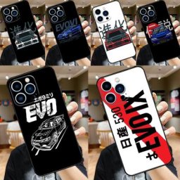 JDM Voiture Evo Pour iPhone 12 14 Pro Max 13 12 Mini 11 14 Pro Max XS X XR 6S 8 7 Plus SE 2020