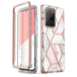 Coque pare-chocs en marbre pailmétrage pour Samsung Galaxy S20 Ultra 5G i-Blason Cosmo protecteur