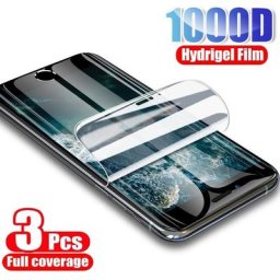 Protecteur d'écran pour iPhone 3 pièces Film Hydrogel à couverture complète pour modèles 8 7 6s