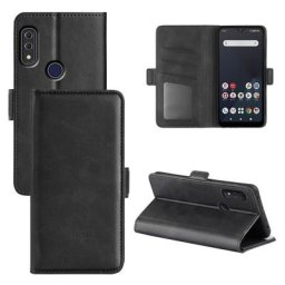 Coque de téléphone à rabat en cuir pour Fujitsu arrow we F-51B étui de portefeuille Vintage à