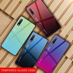 Coque de protection en verre pour Huawei compatible modèles Honor 20 Lite Pro 8X Pro 10 Lite