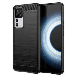 Coque souple en silicone et fibre de carbone pour Xiaomi 12T Pro étui pare-chocs pour téléphone