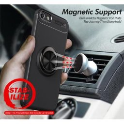 Coque de téléphone en Silicone avec anneau magnétique pour iPhone 2016 5s 5G se 2016 4.0