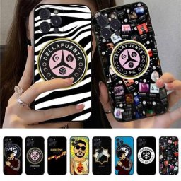 Coque de téléphone Dellafuente F C pour iPhone coque en silicone souple iPhone 14 13 12 Mini 11