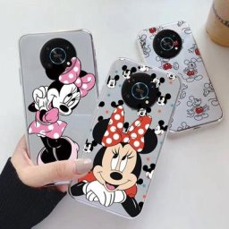 Coque transparente en TPU pour Honor compatible modèles 4 LITE 5G X30 X9 Minnie Mouse Mickey