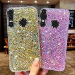Étui en silicone à paillettes brillantes pour Huawei Honor coque arrière souple 9X 8X X7 10i 20