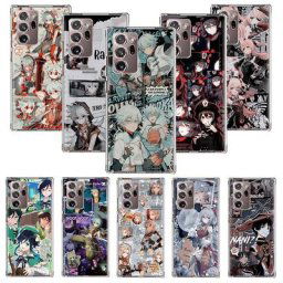 Genshin – Coque de téléphone à Impact de jeu étui pour Samsung Galaxy Note 20 Ultra Note 10 Plus 8