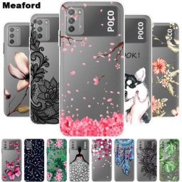 Coque transparente souple en silicone TPU pour Xiaomi étui POCO M3 Pro 5G sac Funda