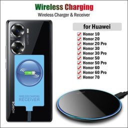 Qi – chargeur et récepteur sans fil pour Huawei Honor 70/Honor 10 20 30 50 60 Pro adaptateur de