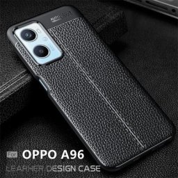 Coque souple antichoc en cuir TPU pour OPPO A96 étui pare-chocs pour OPPO A 36 76 96 A36 A76 A96