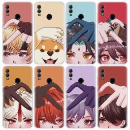 Genshin – coque souple en TPU pour Huawei compatible modèles Y5 Y6 Y7 Y9S Honor 9 10 Lite 8A