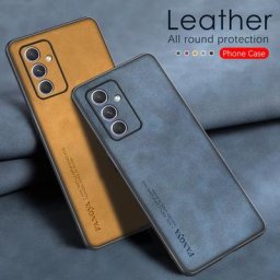 Coque souple en cuir d'agneau pour Samsung Galaxy protection d'objectif A54 A34 A24 A14 4G