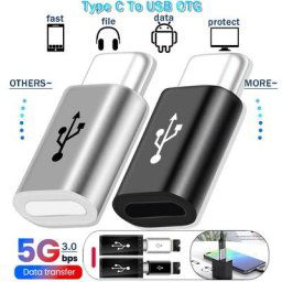 Adaptateur USB Micro et Type C câble convertisseur prise en charge OTG pour Xiaomi Huawei
