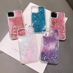 Coque de téléphone à paillettes de sable mouvant liquide étui en silicone brillant pour IPhone 14