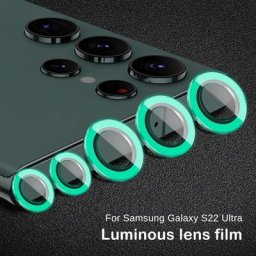 Coque de protection de caméra en verre pour Samsung Galaxy S22 Ultra 5G étui incurvé 9D pour
