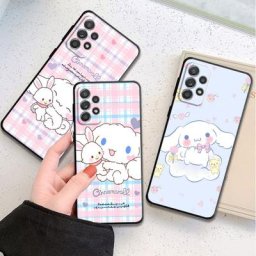 Sanurgente Cinnamonroll Anime Juste de Téléphone pour Samsung Galaxy Kawaii A22 A23 A32 A42