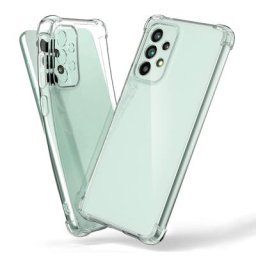 Étui pare-chocs anti-jaunissement et absorbant les chocs flexible transparent conçu pour Galaxy