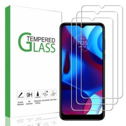 Protecteur d'écran pour Moto 3 pièces en verre trempé 9H couverture complète pour Motorola G