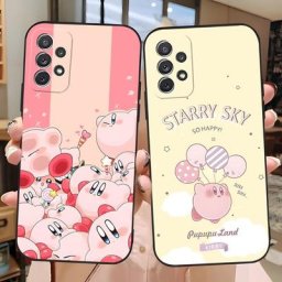 Étui de téléphone de dessin animé mignon Kirbilé coque antichoc Samsung Galaxy S21 S22 S20 S30