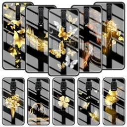 Coque de téléphone en verre trempé pour Xiaomi compatible modèles Redmi Note 9S 8 9 8T 7 9C