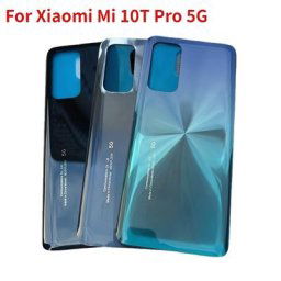 Couvercle arrière de batterie pour Xiaomi Mi 10T Pro 5G panneau en verre porte arrière ata 10T