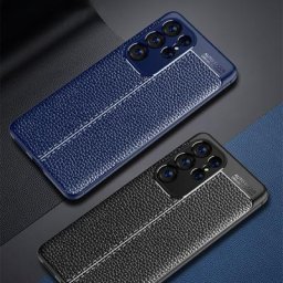 Pour Samsung Galaxy S23 Ultra Étui En Cuir En Caoutchouc Souple Étui De Protection En Silicone Pour