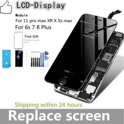 Écran tactile LCD de remplacement AAA +++ blanc noir pour iPhone SE2020 6 6s 7 8 Plus 12 11 Pro