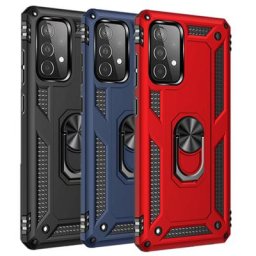Coque blindée antichoc avec anneau de support de voiture étui pour Samsung Galaxy A52 A52S M33 M53