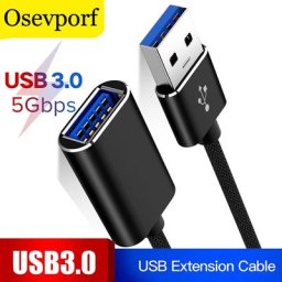 Câble d'extension USB 3.0 mâle vers femelle de type A rallonge M/F pour souris d'ordinateur