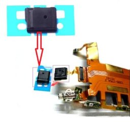 Couvercle de Microphone en Silicone pour Sony Xperia Z3 D6653 z3 D6633 D6603