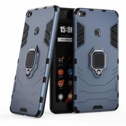 Coque antichoc en Silicone pour Xiaomi Mi Max 2 avec anneau de support antichoc et Coque arrière