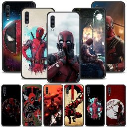 Étui Marvel Deadpool pour Samsung Galaxy A50 A70 A40 A30 A30s A20s A20e A20 A10 M51 M31