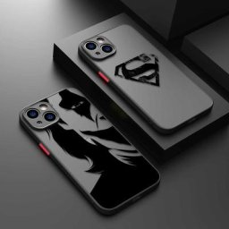 Coque de téléphone transparente Smile Hero pour iPhone coque pare-chocs Batman Smile Man Joker