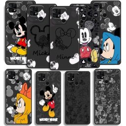 Disney tureMouse Line Juste en silicone pour Xiaomi Redmi K40 K50 Pro 9T 9C 10C 10A 10 9