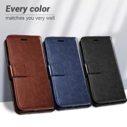 Coque à rabat en cuir avec support magnétique étui de style livre pour vivo y20 y31 y 31 v 20 21