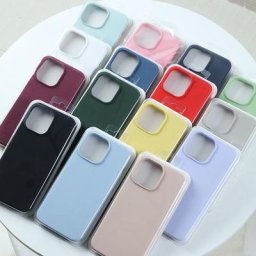 Coque de téléphone en liquide de Silicone pour iPhone étui de luxe Original souple résistant aux