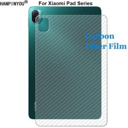 Film de protection arrière en fibre de carbone 3D protecteur d'écran Stiker verre non