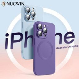 Coque de téléphone à charge magnétique liquide étui de luxe Original pour iPhone 11 12 13 14 Pro