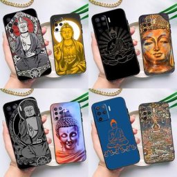 Gautama Bouddha Pour OPPO A15 A16 A5S A5 A9 A31 A53 A53S A52 A72 A83 A91 A93 A54 A74 A94 Couverture