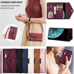 Étui portefeuille multifonction en cuir pour Huawei compatible modèles P40/P30/P20 Lite/Pro P Smart