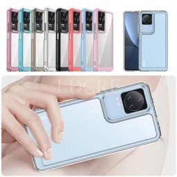 Coque de téléphone en silicone à bordure transparente pour Xiaomi POCO F4 étui de protection en TPU