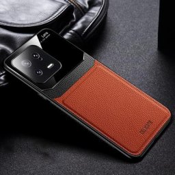 Étui antichoc en cuir PU pour Xiaomi Mi 13 Pro objectif d'appareil photo coque arrière miroir