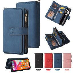 Étui portefeuille en cuir avec plusieurs emplacements pour cartes pour OPPO Find Bery Find X5 Lite