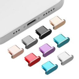 Port de chargeur de type C avec prise anti-poussière câble de charge USB C protecteur petpour