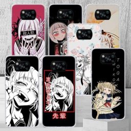 Juste de téléphone Anime HimATM Toga Waifu casque Xiaomi Bery Nfc Tage coque souple X5 Pro M5S
