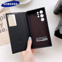 Étui à rabat Smart View pour Samsung Galaxy housses de protection complètes veille automatique
