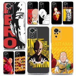 Coque de téléphone Anime One Punch Man Saitama coque de jeu transparente et souple Xiaomi Redmi